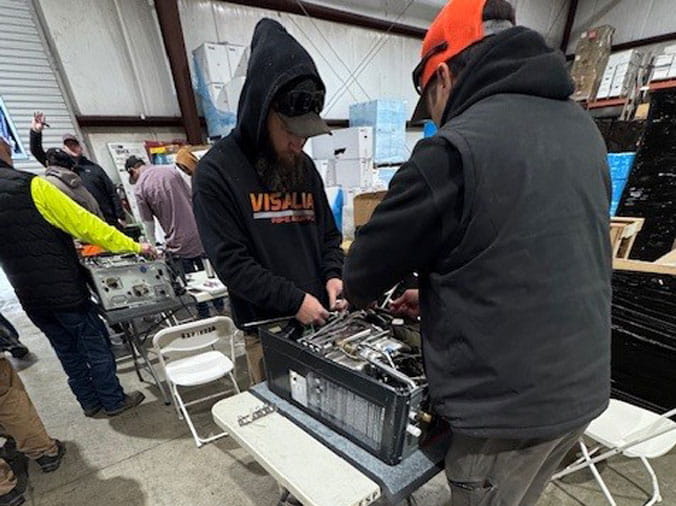 Plumbing demo event at Visalia Pipe & Supply