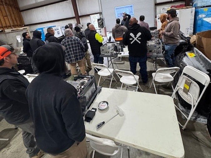 Plumbing demonstration event at Visalia Pipe & Supply